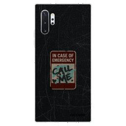 Átlátszó szilikon tok az alábbi mobiltelefonokra Samsung Galaxy Note 10+ N975F - EMERGENCY