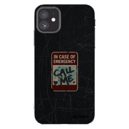 Átlátszó szilikon tok az alábbi mobiltelefonokra Apple iPhone 11 - EMERGENCY