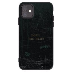 Fekete szilikon tok az alábbi mobiltelefonokra Apple iPhone 11 - DON´T TAG