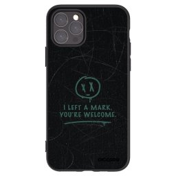 Fekete szilikon tok az alábbi mobiltelefonokra Apple iPhone 11 Pro - LEFT A MARK