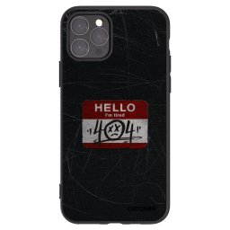 Fekete szilikon tok az alábbi mobiltelefonokra Apple iPhone 11 Pro - HELLO 404