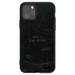Fekete szilikon tok az alábbi mobiltelefonokra Apple iPhone 11 Pro - DON´T TAG
