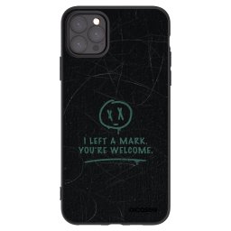 Fekete szilikon tok az alábbi mobiltelefonokra Apple iPhone 11 Pro Max - LEFT A MARK
