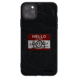 Fekete szilikon tok az alábbi mobiltelefonokra Apple iPhone 11 Pro Max - HELLO 404