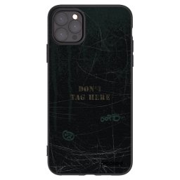 Fekete szilikon tok az alábbi mobiltelefonokra Apple iPhone 11 Pro Max - DON´T TAG