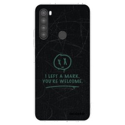 Átlátszó szilikon tok az alábbi mobiltelefonokra Xiaomi Redmi Note 8 - LEFT A MARK