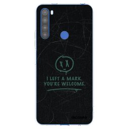 Átlátszó szilikon tok az alábbi mobiltelefonokra Xiaomi Redmi Note 8T - LEFT A MARK