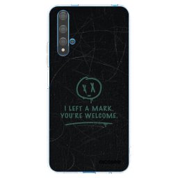 Átlátszó szilikon tok az alábbi mobiltelefonokra Huawei Nova 5T - LEFT A MARK