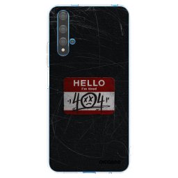 Átlátszó szilikon tok az alábbi mobiltelefonokra Huawei Nova 5T - HELLO 404