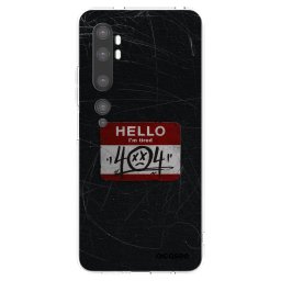 Átlátszó szilikon tok az alábbi mobiltelefonokra Xiaomi Mi Note 10 (Pro) - HELLO 404