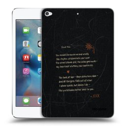 Átlátszó szilikon tok az alábbi táblagépre Apple iPad mini 4 - POET