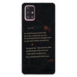 Átlátszó szilikon tok az alábbi mobiltelefonokra Samsung Galaxy A71 A715F - POET