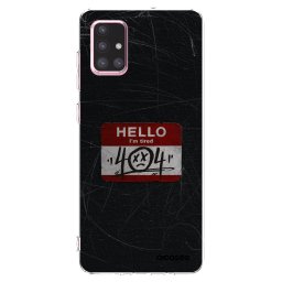 Átlátszó szilikon tok az alábbi mobiltelefonokra Samsung Galaxy A71 A715F - HELLO 404