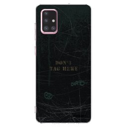 Átlátszó szilikon tok az alábbi mobiltelefonokra Samsung Galaxy A71 A715F - DON´T TAG