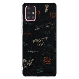 Átlátszó szilikon tok az alábbi mobiltelefonokra Samsung Galaxy A71 A715F - CONFESSION