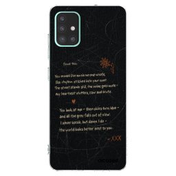 Átlátszó szilikon tok az alábbi mobiltelefonokra Samsung Galaxy A51 A515F - POET