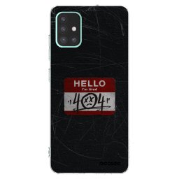 Átlátszó szilikon tok az alábbi mobiltelefonokra Samsung Galaxy A51 A515F - HELLO 404