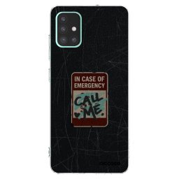 Átlátszó szilikon tok az alábbi mobiltelefonokra Samsung Galaxy A51 A515F - EMERGENCY