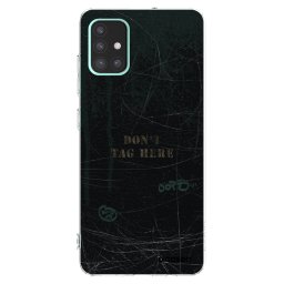 Átlátszó szilikon tok az alábbi mobiltelefonokra Samsung Galaxy A51 A515F - DON´T TAG