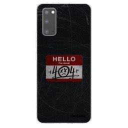 Átlátszó szilikon tok az alábbi mobiltelefonokra Samsung Galaxy S20 G980F - HELLO 404