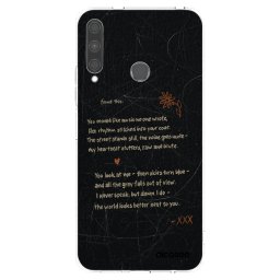 Átlátszó szilikon tok az alábbi mobiltelefonokra Huawei P40 Lite E - POET