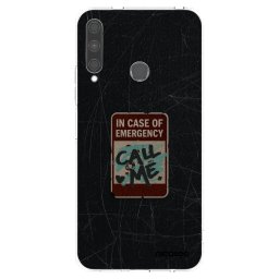 Átlátszó szilikon tok az alábbi mobiltelefonokra Huawei P40 Lite E - EMERGENCY