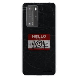Átlátszó szilikon tok az alábbi mobiltelefonokra Huawei P40 Pro - HELLO 404