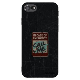 Átlátszó szilikon tok az alábbi mobiltelefonokra Apple iPhone SE 2020 - EMERGENCY