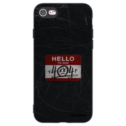 Fekete szilikon tok az alábbi mobiltelefonokra Apple iPhone SE 2020 - HELLO 404
