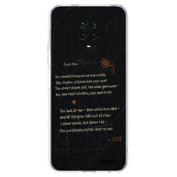 Átlátszó szilikon tok az alábbi mobiltelefonokra Xiaomi Redmi Note 9 Pro - POET