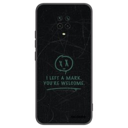 Fekete szilikon tok az alábbi mobiltelefonokra Xiaomi Redmi Note 9 Pro - LEFT A MARK