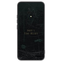 Fekete szilikon tok az alábbi mobiltelefonokra Xiaomi Redmi Note 9 Pro - DON´T TAG