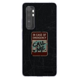 Átlátszó szilikon tok az alábbi mobiltelefonokra Xiaomi Mi Note 10 Lite - EMERGENCY