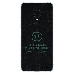 Átlátszó szilikon tok az alábbi mobiltelefonokra Xiaomi Redmi Note 9S - LEFT A MARK