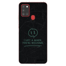 Átlátszó szilikon tok az alábbi mobiltelefonokra Samsung Galaxy A21s - LEFT A MARK