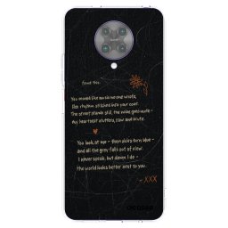 Átlátszó szilikon tok az alábbi mobiltelefonokra Xiaomi Poco F2 Pro - POET