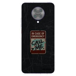 Átlátszó szilikon tok az alábbi mobiltelefonokra Xiaomi Poco F2 Pro - EMERGENCY