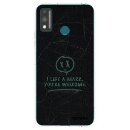 Átlátszó szilikon tok az alábbi mobiltelefonokra Honor 9X Lite - LEFT A MARK