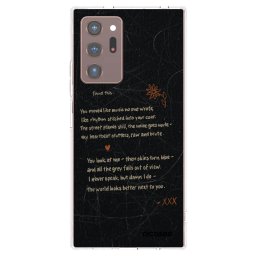 Átlátszó szilikon tok az alábbi mobiltelefonokra Samsung Galaxy Note 20 Ultra - POET