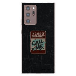 Átlátszó szilikon tok az alábbi mobiltelefonokra Samsung Galaxy Note 20 Ultra - EMERGENCY