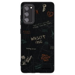 Fekete szilikon tok az alábbi mobiltelefonokra Samsung Galaxy S20 FE - CONFESSION