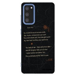 Átlátszó szilikon tok az alábbi mobiltelefonokra Samsung Galaxy S20 FE - POET