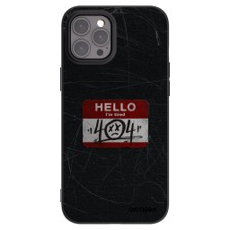 Fekete szilikon tok az alábbi mobiltelefonokra Apple iPhone 12 Pro Max - HELLO 404