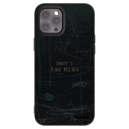 Fekete szilikon tok az alábbi mobiltelefonokra Apple iPhone 12 Pro Max - DON´T TAG