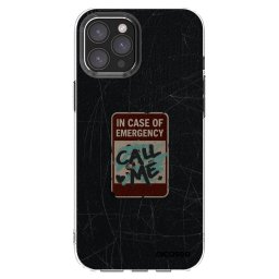 Átlátszó szilikon tok az alábbi mobiltelefonokra Apple iPhone 12 Pro Max - EMERGENCY