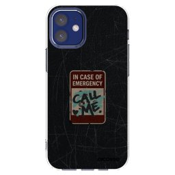 Átlátszó szilikon tok az alábbi mobiltelefonokra Apple iPhone 12 mini - EMERGENCY