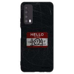 Fekete szilikon tok az alábbi mobiltelefonokra Huawei P Smart 2021 - HELLO 404