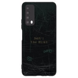 Fekete szilikon tok az alábbi mobiltelefonokra Huawei P Smart 2021 - DON´T TAG