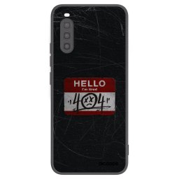 Fekete szilikon tok az alábbi mobiltelefonokra Sony Xperia 10 II - HELLO 404