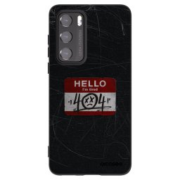 Fekete szilikon tok az alábbi mobiltelefonokra Huawei P40 - HELLO 404